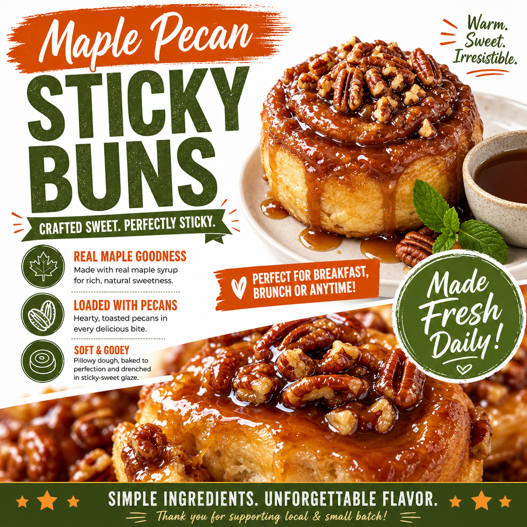 Maple Pecan Sticky Buns