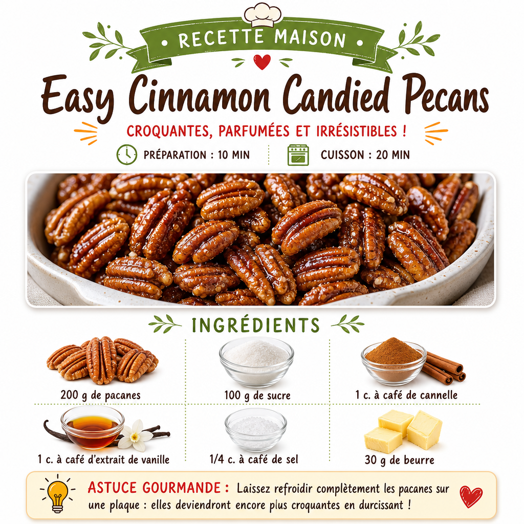 Easy Cinnamon Candied Pecans for a High Fiber Snack