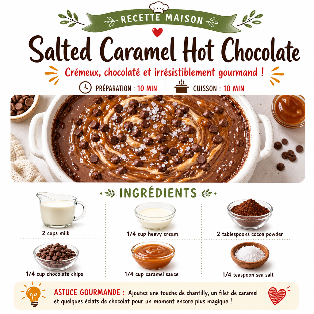 Salted Caramel Hot Chocolate Recipe - Easy Comfort Drink