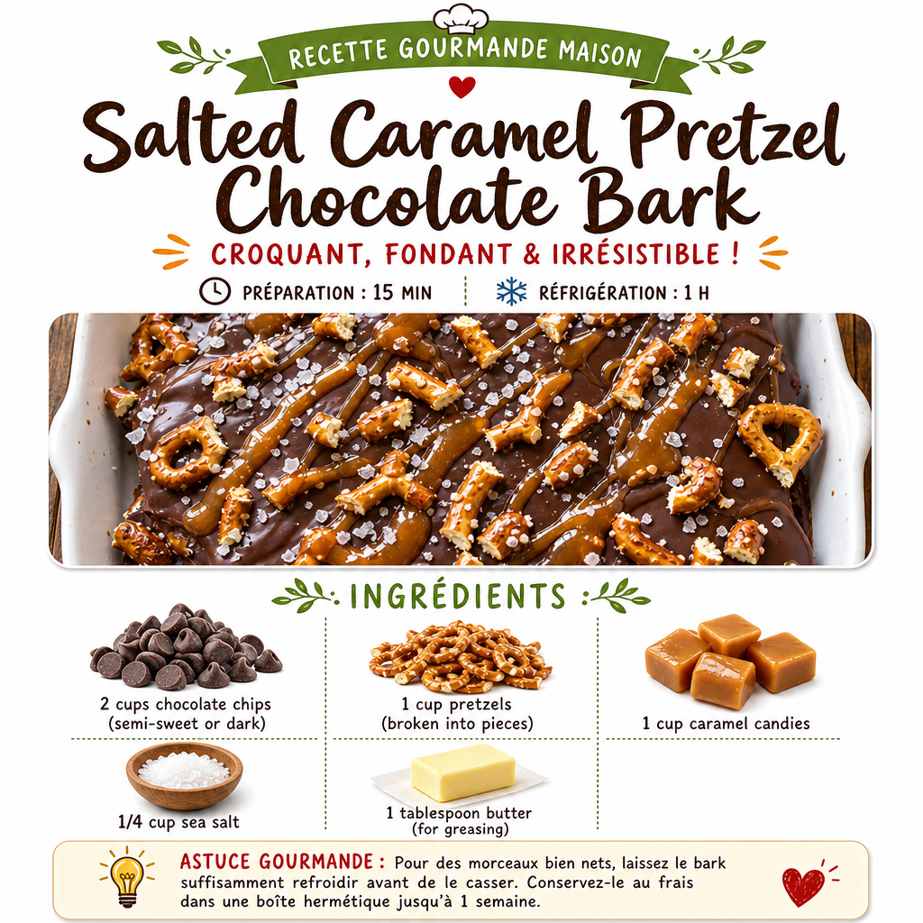 Easy Salted Caramel Pretzel Chocolate Bark 2 Easy Salted Caramel Pretzel Chocolate Bark