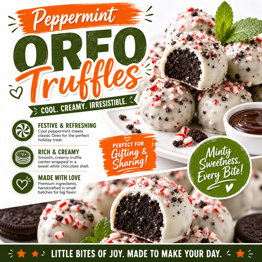 Peppermint Oreo Truffles - Easy High-Fiber Treat 2 Peppermint Oreo Truffles - Easy High-Fiber Treat