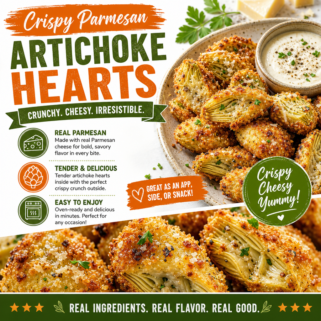 Crispy Parmesan Artichoke Hearts: Easy High Fiber Snack