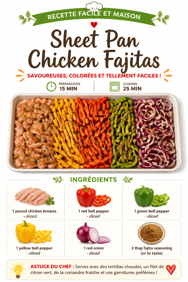Sheet Pan Chicken Fajitas