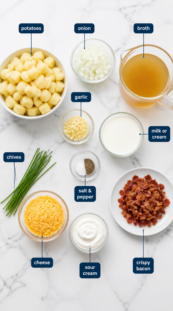 Creamy Slow Cooker Potato Soup