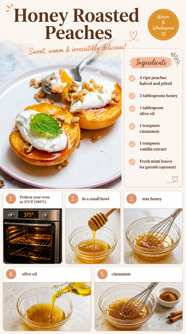 Honey Roasted Peaches