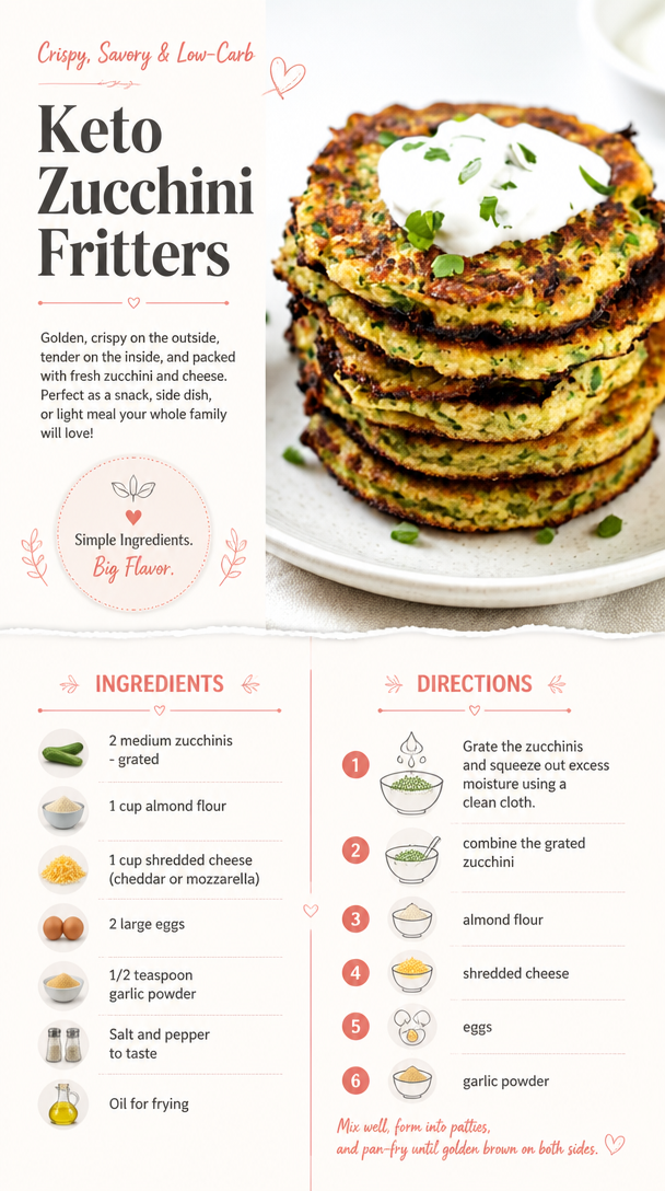 Keto Zucchini Fritters