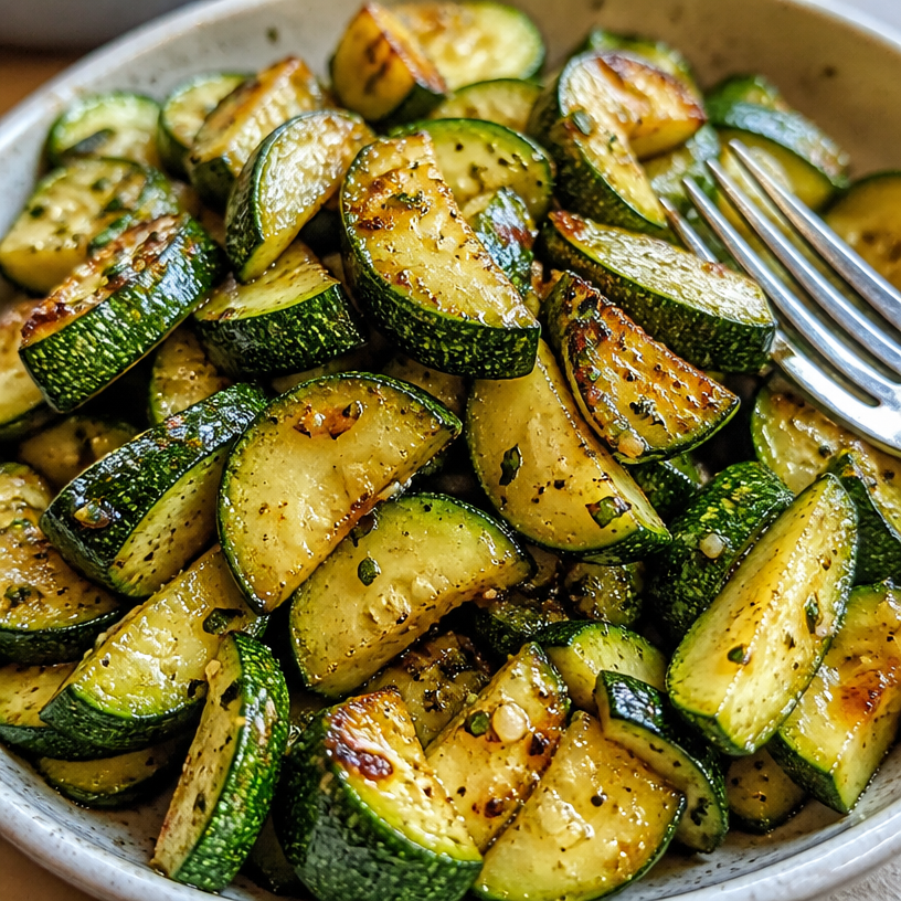 Perfect Sautéed Zucchini Recipe | Seasoned Zucchini, Boiled Zucchini Recipes, Pan of Sliced Zucchini