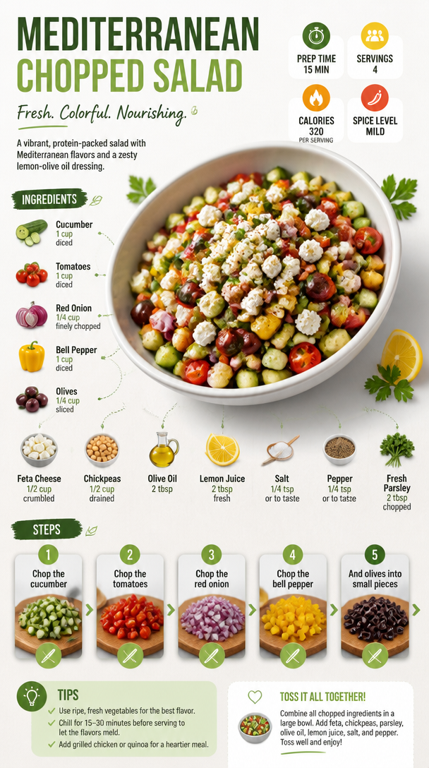 Mediterranean Chopped Salad