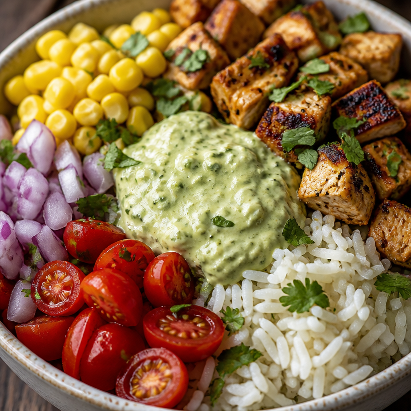 Healthy Chicken Taco Bowl