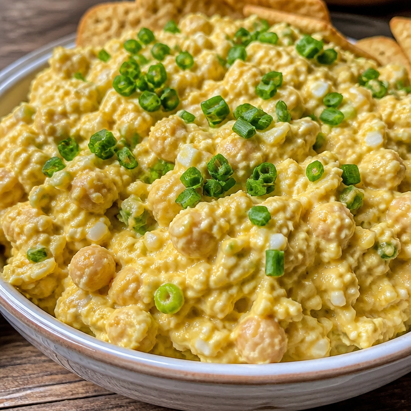 High Protein Chickpea Egg Salad