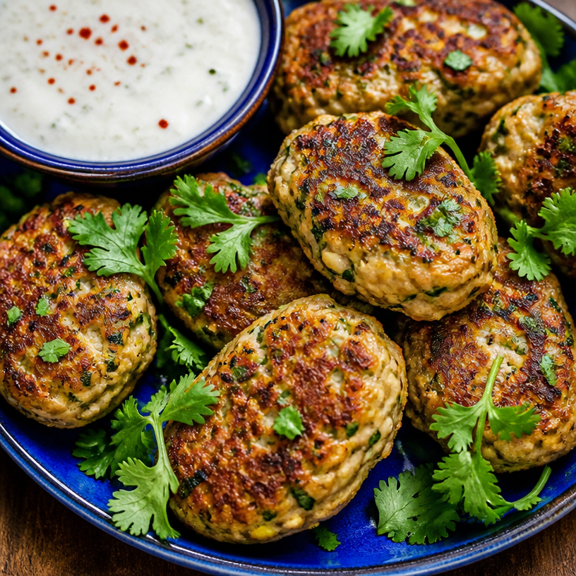 Ottolenghi's Turkey Zucchini Meatballs with Lemony Yogurt Sauce