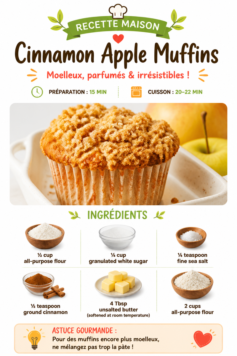 Cinnamon Apple Muffins