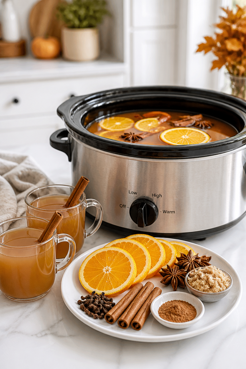 Slow Cooker Spiced Apple Cider