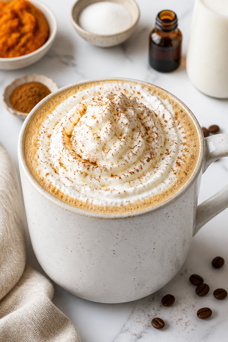 Homemade Pumpkin Spice Latte Recipe