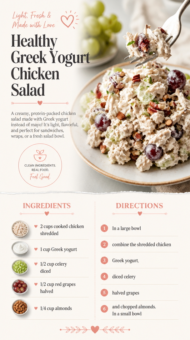 Healthy Greek Yogurt Chicken Salad