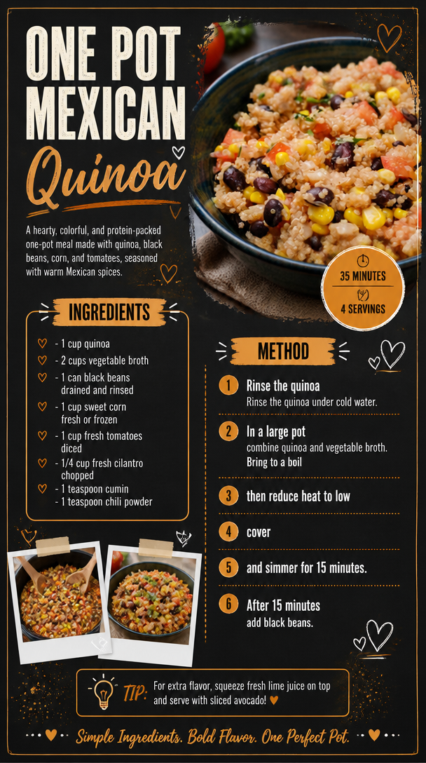 One Pot Mexican Quinoa