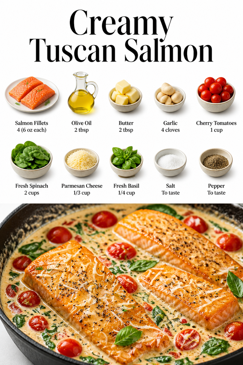 Creamy Tuscan Salmon