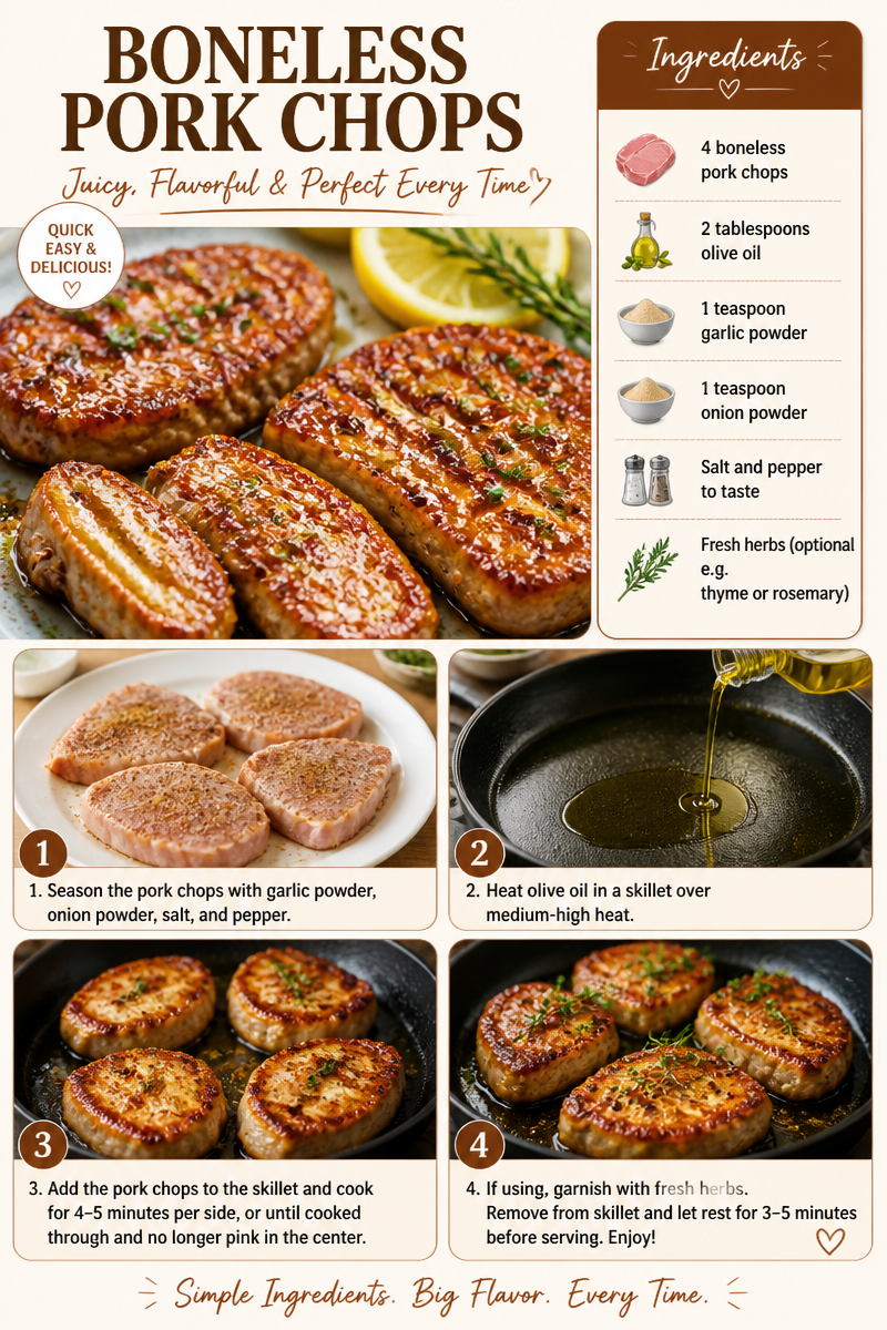 Boneless Pork Chops
