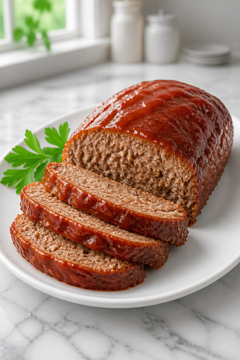 Classic Meatloaf Brown Sugar Glaze