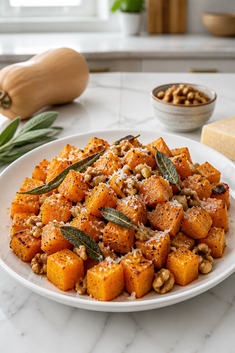 Roasted Squash Sage Brown Butter
