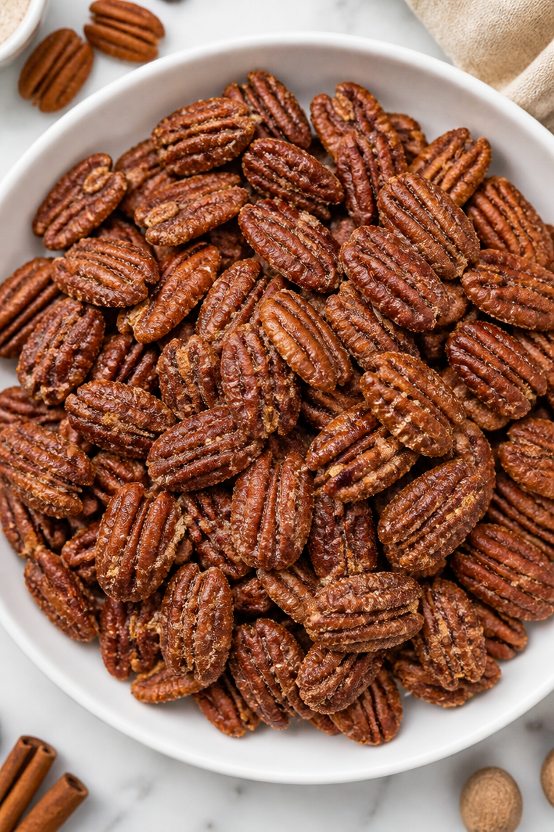 Spiced Candied Pecan Snack Mix