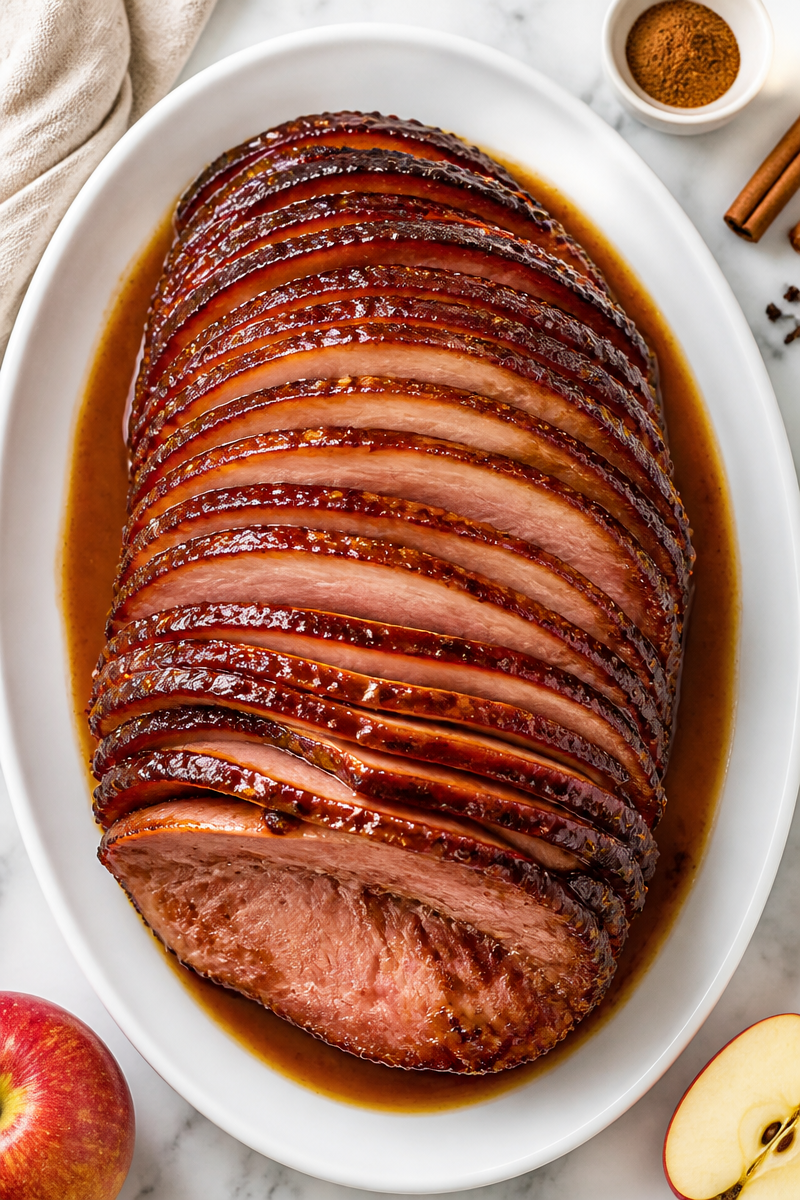 Apple Cider Glazed Spiral Ham