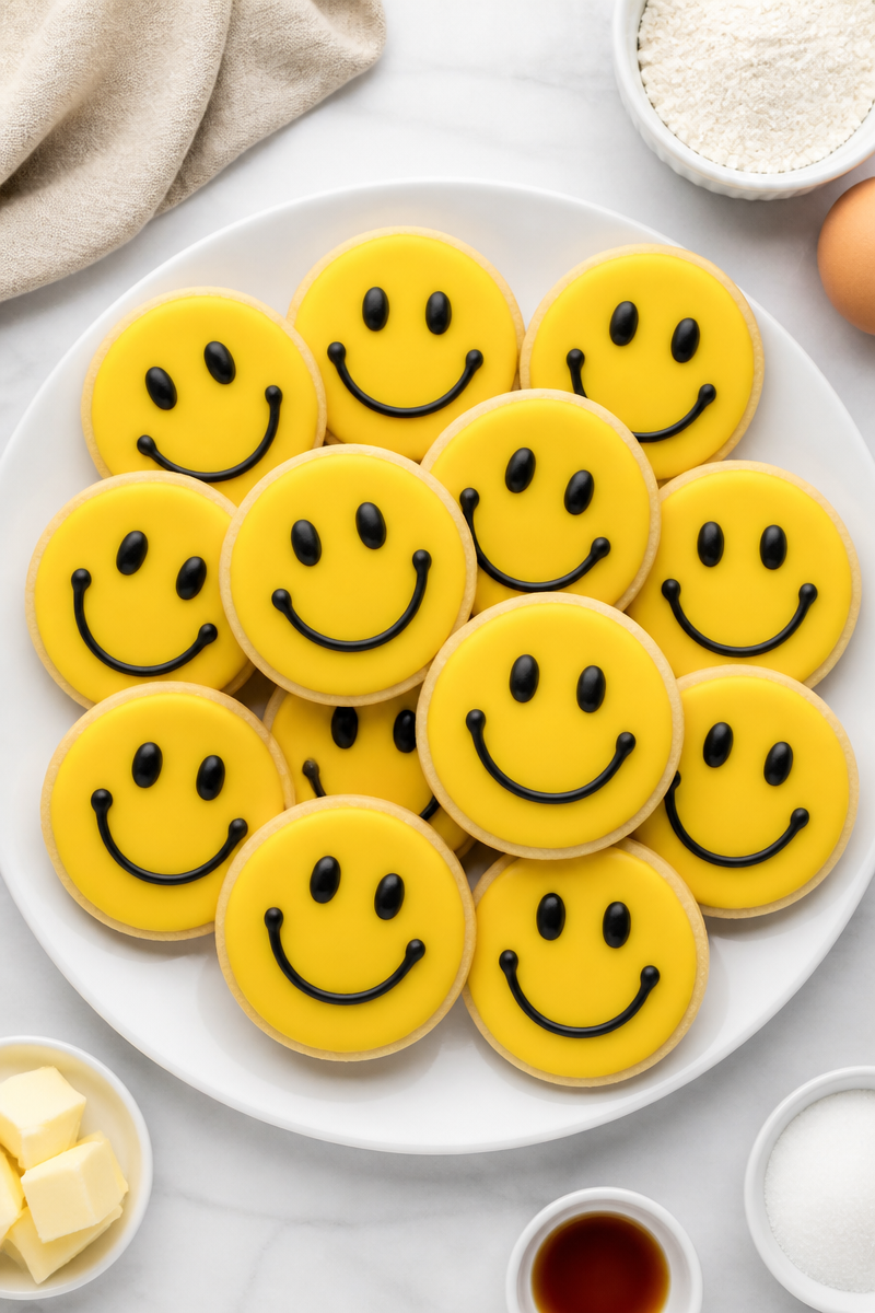 World Smile Day Sugar Cookie