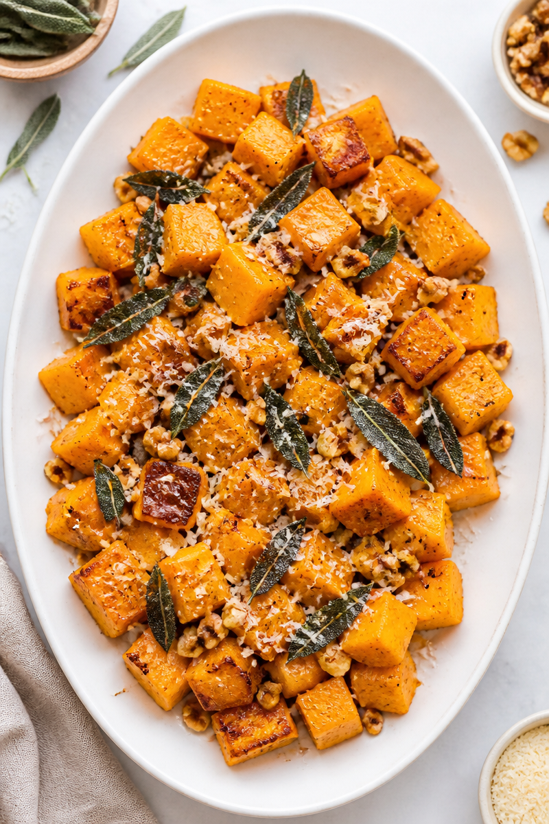 Roasted Squash Sage Brown Butter
