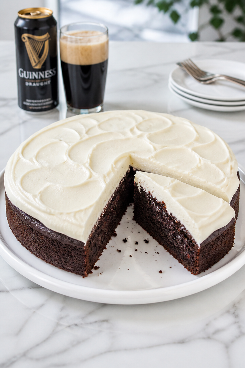 Baked Chocolate Guinness Stout Cake