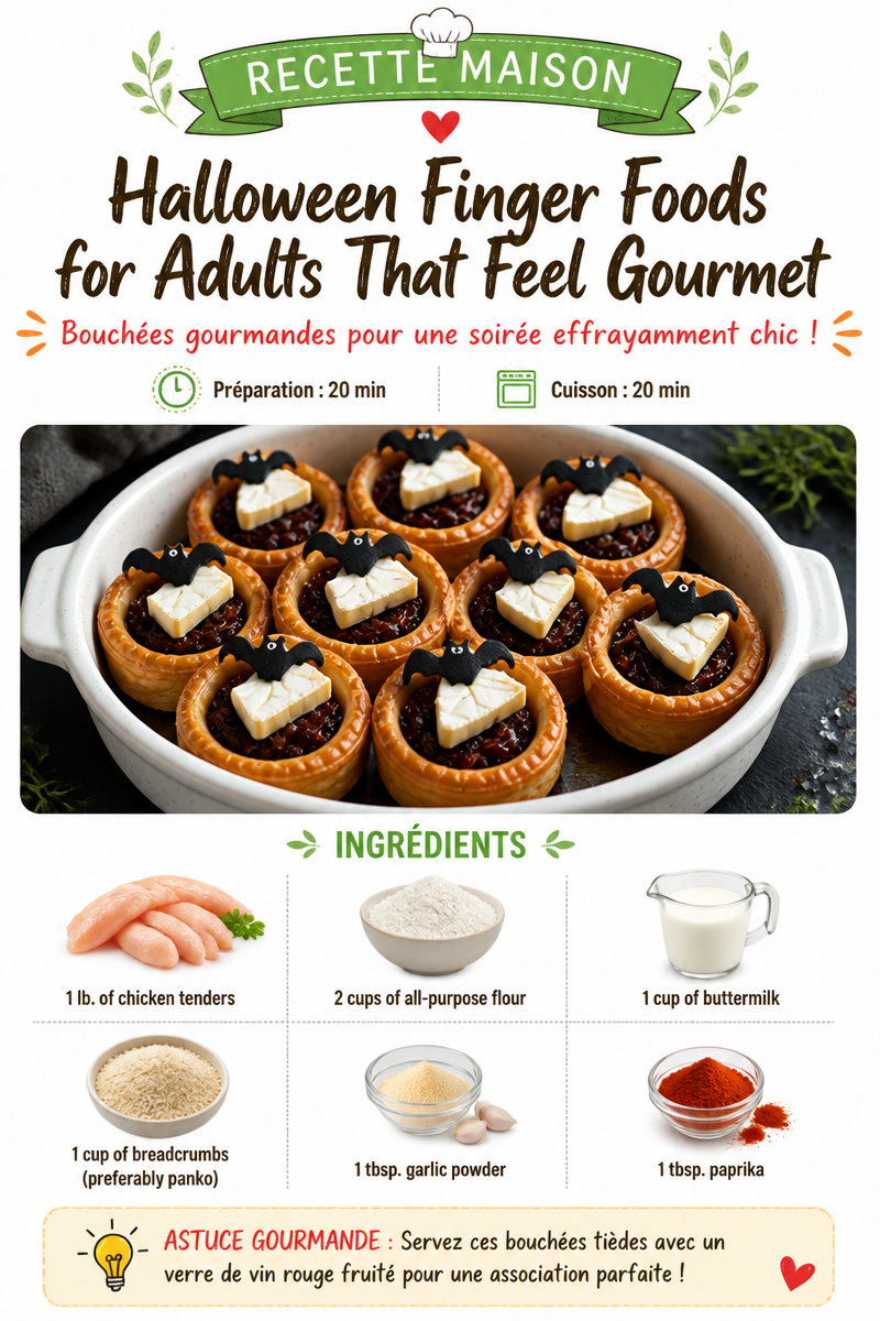 Halloween Finger Foods for Adults That Feel Gourmet