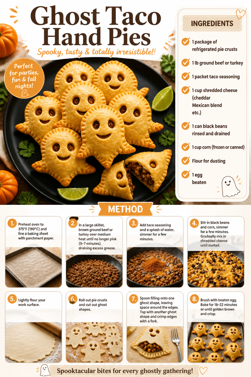 Ghost Taco Hand Pies