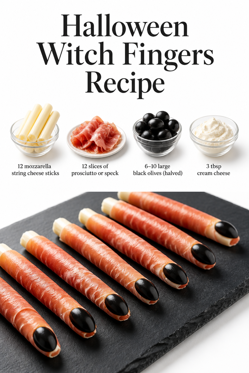 Halloween Witch Fingers Recipe