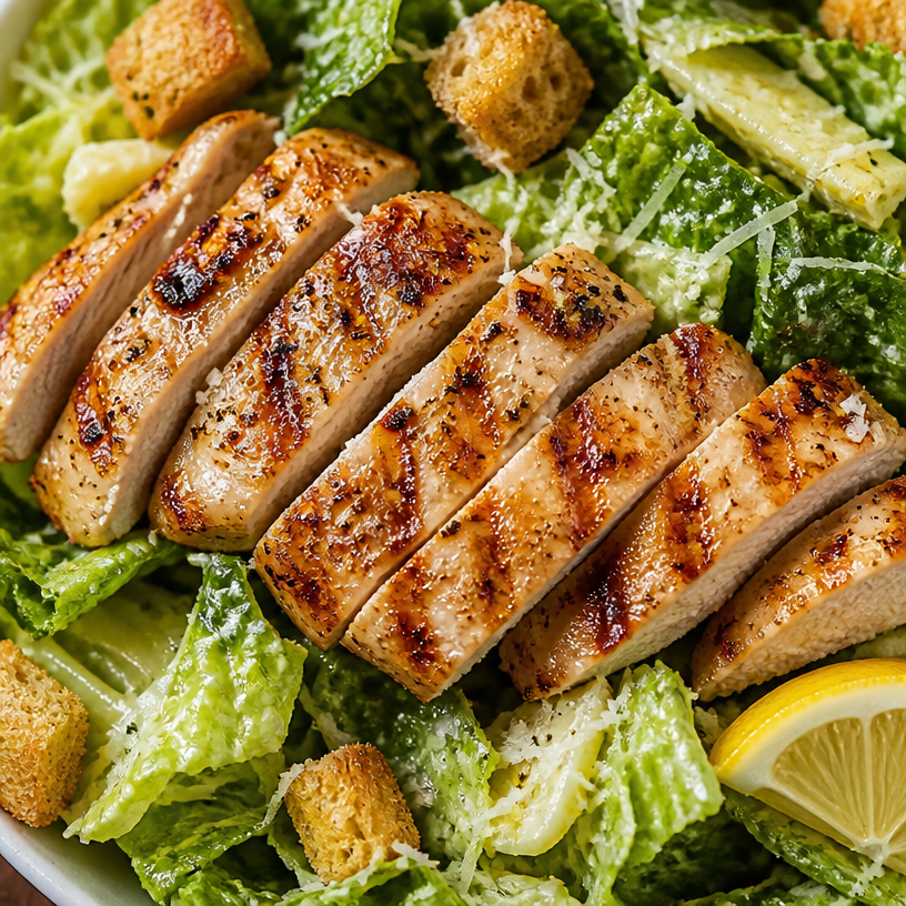 Homemade Chicken Caesar Salad