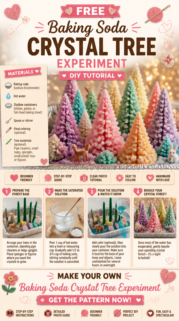 Baking Soda Crystal Tree Experiment