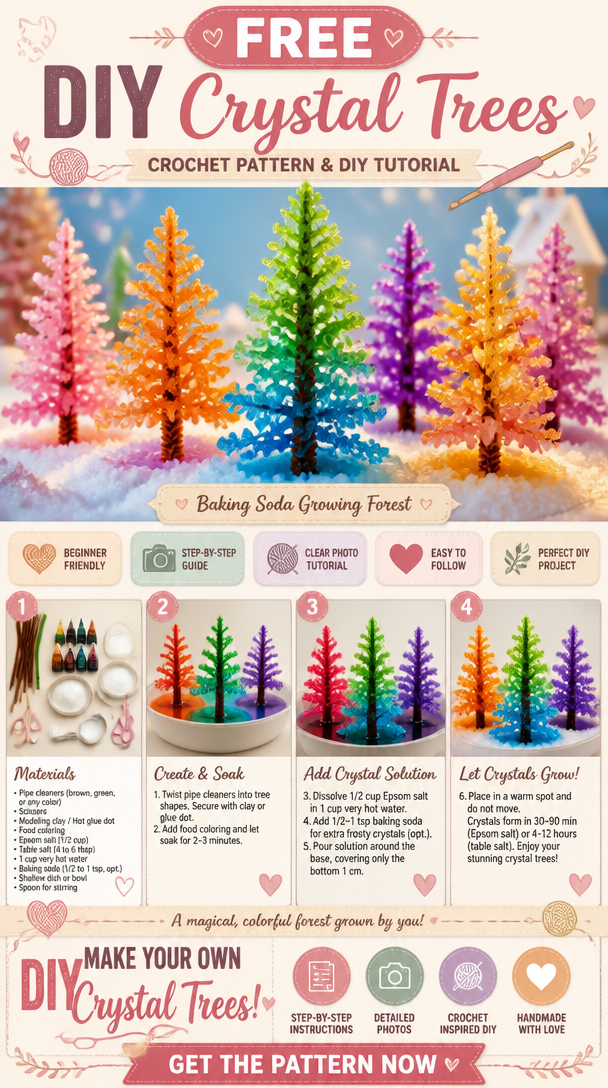 DIY Crystal Trees