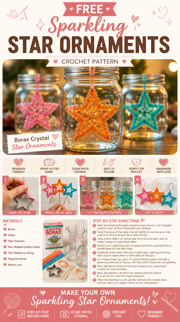 Sparkling Star Ornaments