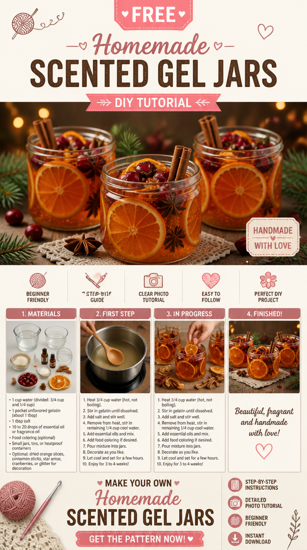 Homemade Scented Gel Jars