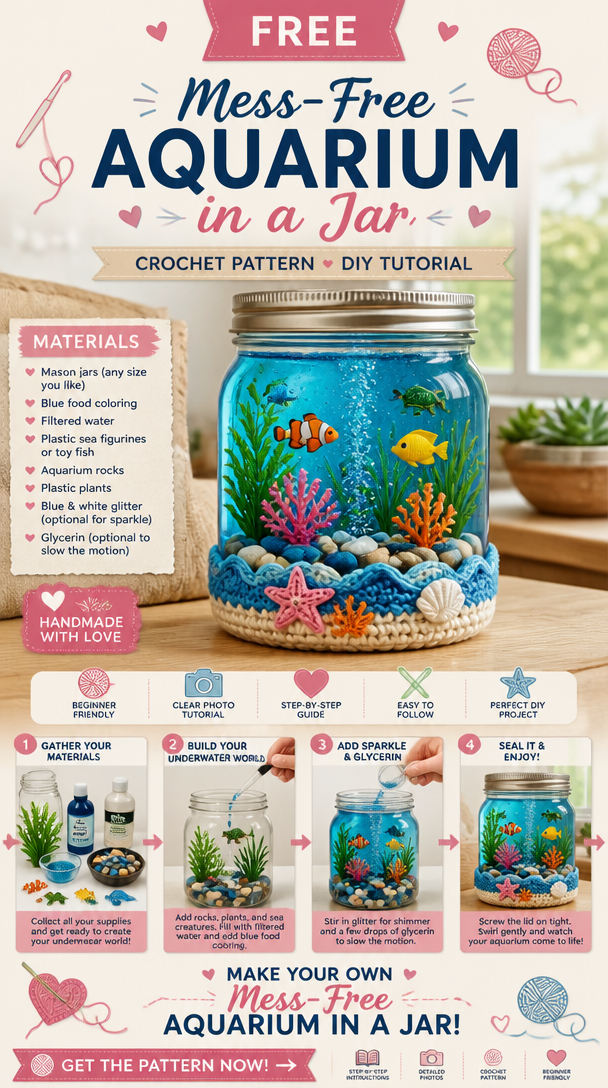 Mess-Free Aquarium in a Jar