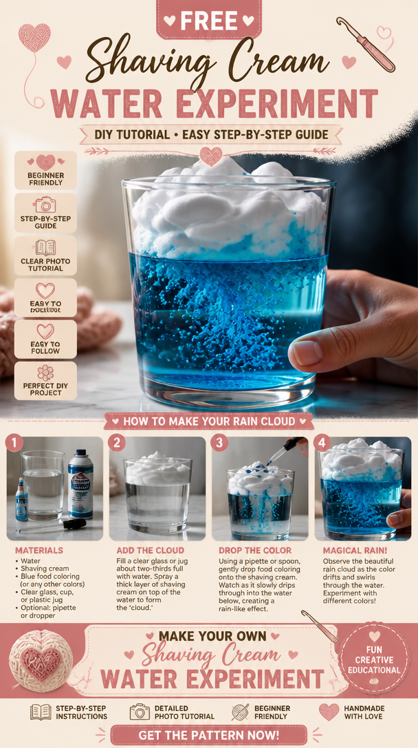 Shaving Cream Water Experiment