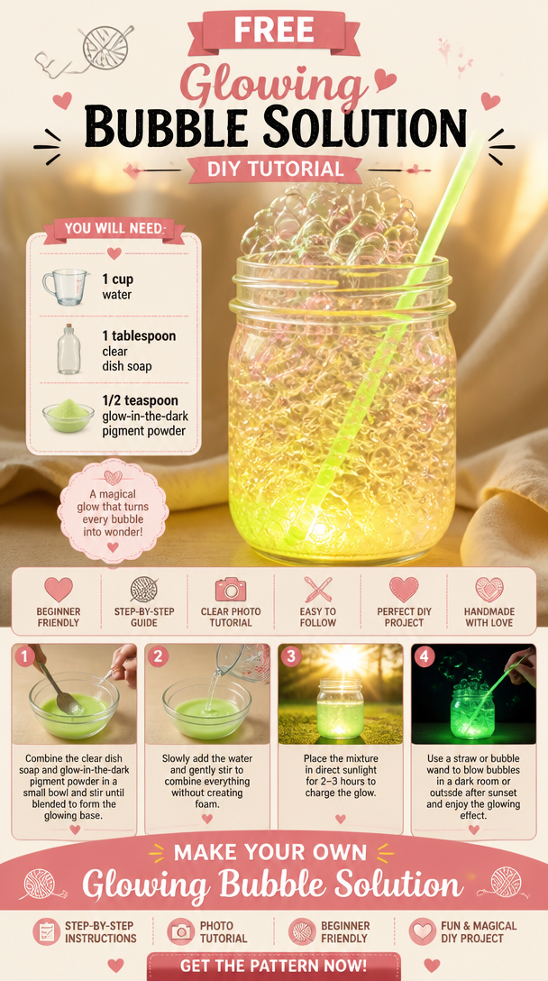 Glowing Bubble Solution