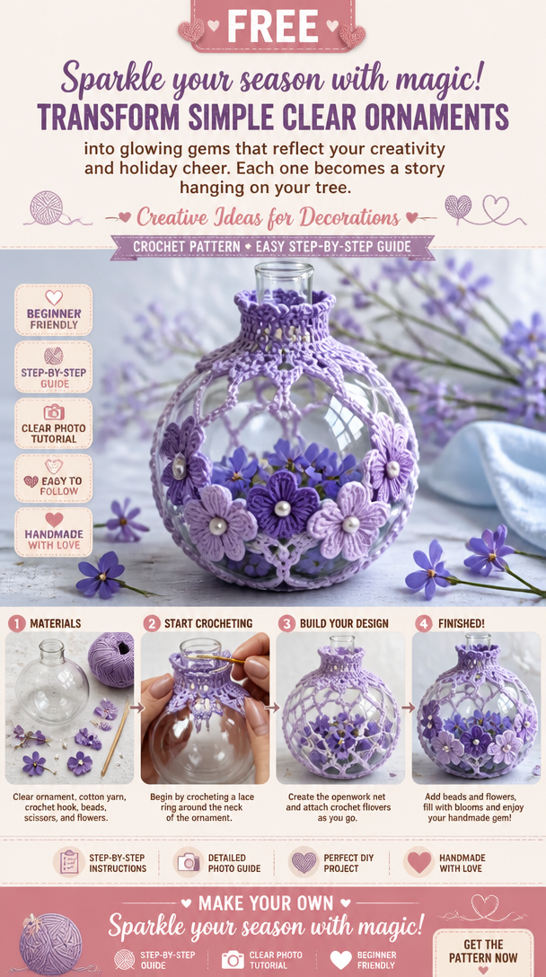 Sparkle your season with magic! Transform simple clear ornaments into glowing gems that reflect your creativity and holiday cheer. Each one becomes a story hanging on your tree. Creative Ideas for Decorations.
