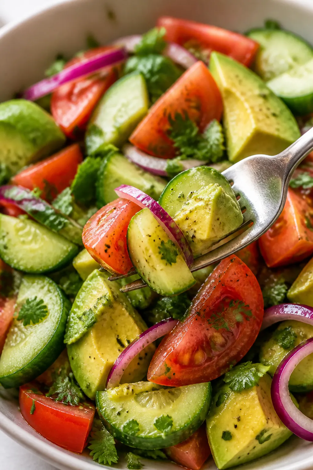 Gurkentomaten-Avocado-Salat