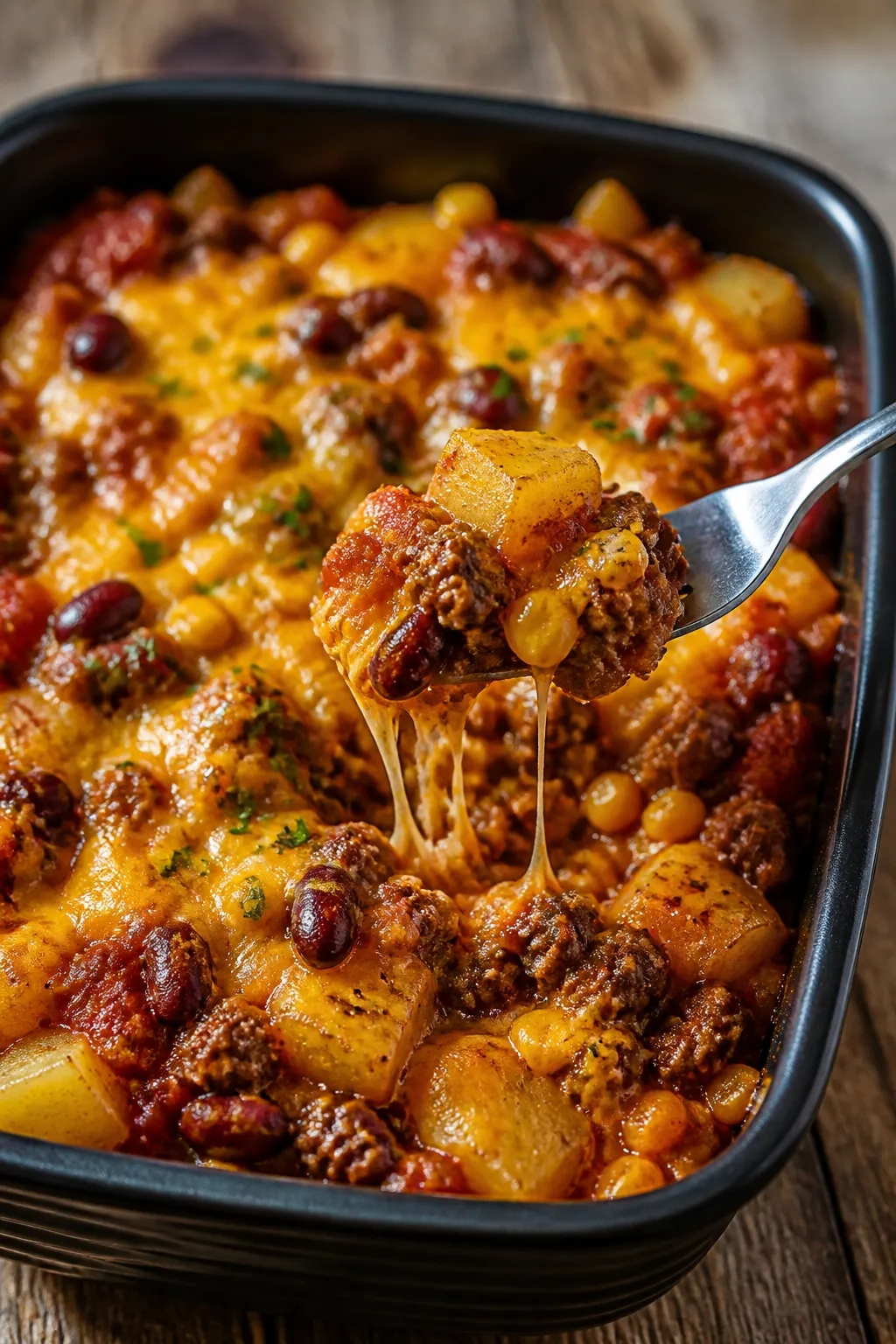 Slow Cooker Cowboy Casserole