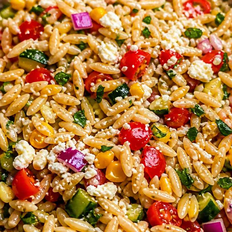 Summer Orzo Pasta Salad