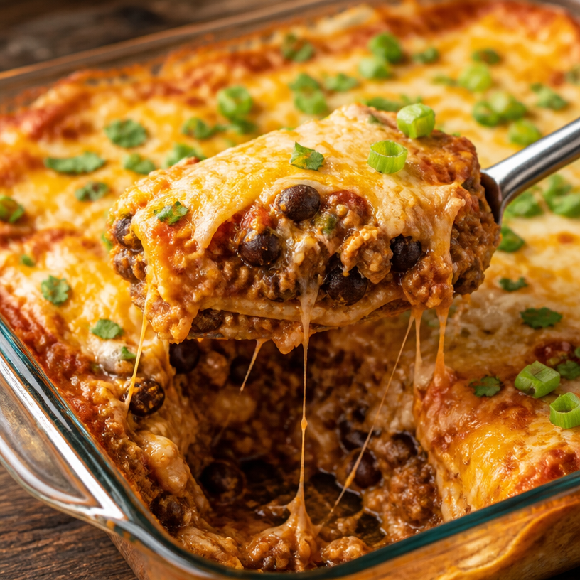 Protein Burrito Casserole