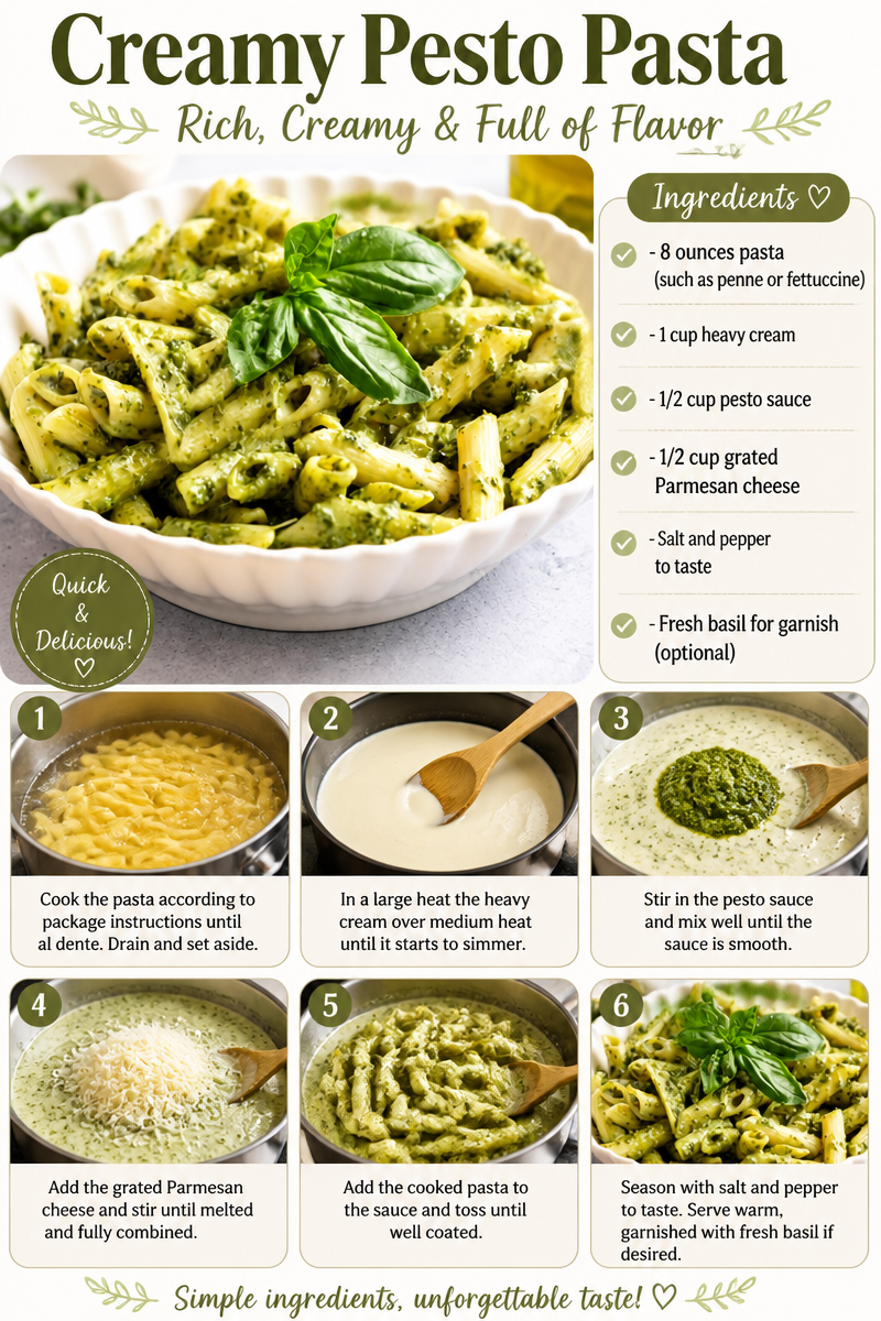 Creamy Pesto Pasta