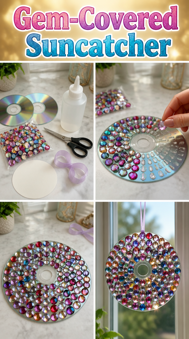 Gem-Covered Suncatcher