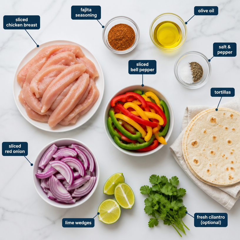 Sheet Pan Chicken Fajitas
