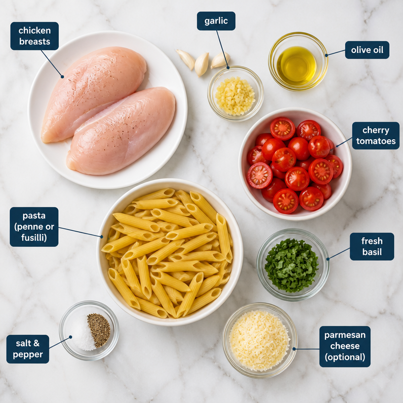 Bruschetta Chicken Pasta