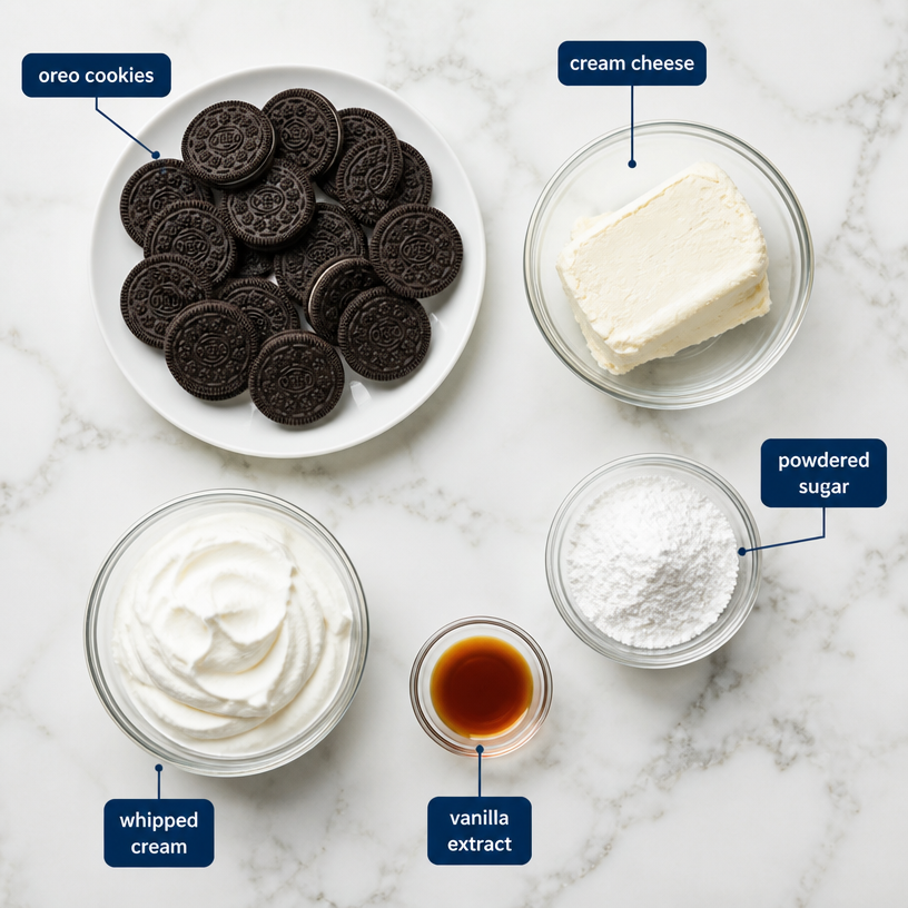 No Bake Oreo Cheesecake Cups